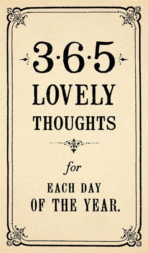 365 Lovely Thoughts Pad Wonder Quotes Thoughts Words