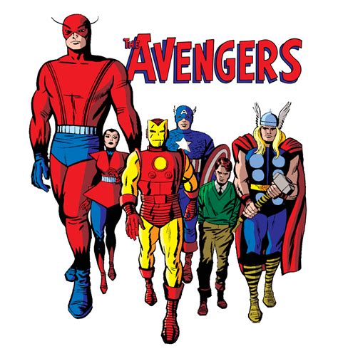 Original Avengers Recolored I Think A Lot Of Jack