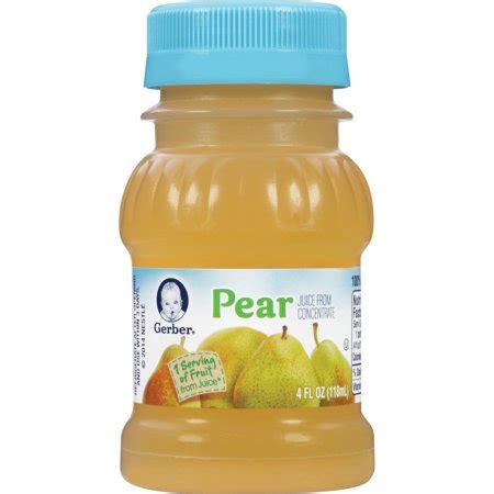 Gerber Pear Juice, 4 fl oz - Walmart.com