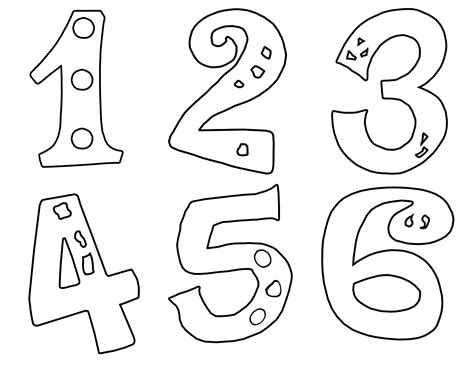 How large numbers count easily for preschoolers? Number Coloring Pages 1 10 at GetColorings.com | Free printable colorings pages to print and color