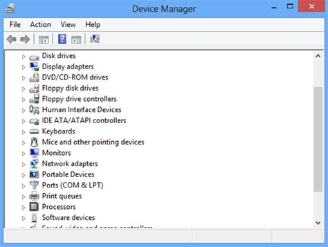 If drivers are not installed correctly, the device may not appear on the device manager list. How to Open Device Manager on Windows 8/8.1
