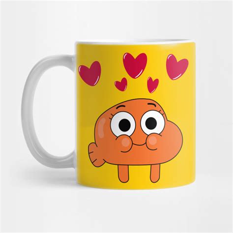 Darwin With Hearts Cartoon Network The Amazing World Of Gumball