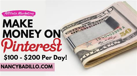 How To Make Money On Pinterest Make 100 Per Day With No Blog Youtube