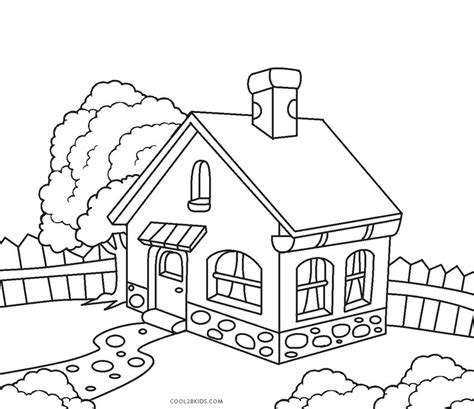 Desenhos De Casa Para Colorir Páginas Para Impressão Grátis