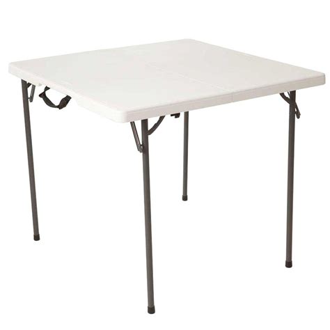 Get $5 off when you sign up for emails with savings and tips. Lifetime 34 in. White Granite Square Fold-In-Half Table ...