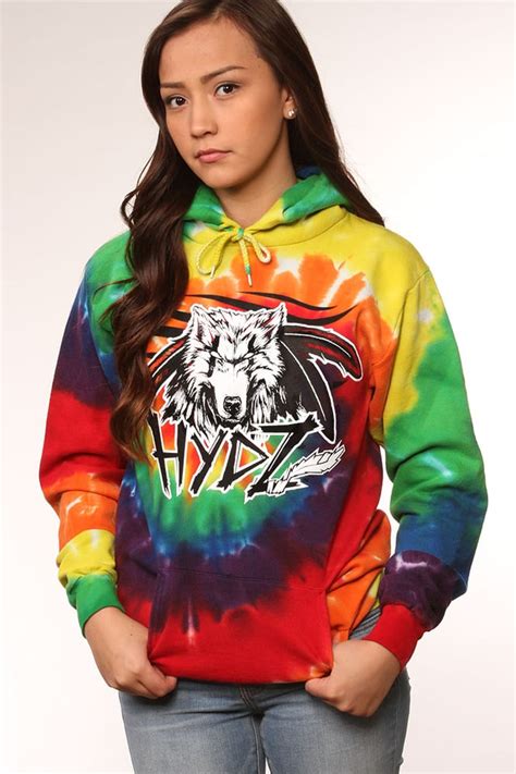 Hydz Gear Wolf Spirit Hoodie Tie Dye