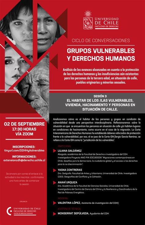 ciclo de conversaciones grupos vulnerables y derechos humanos facultad de derecho