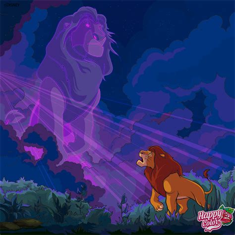 Simba Sees Mufasas Ghost By Princesslayla20 On Deviantart
