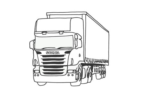 Coloring Book Tir Scania To Print And Online