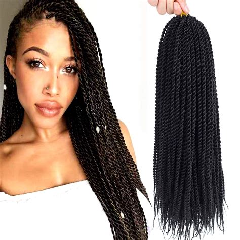 Buy Befunny 22 8packs Crochet Senegalese Twist Braids Hair Small