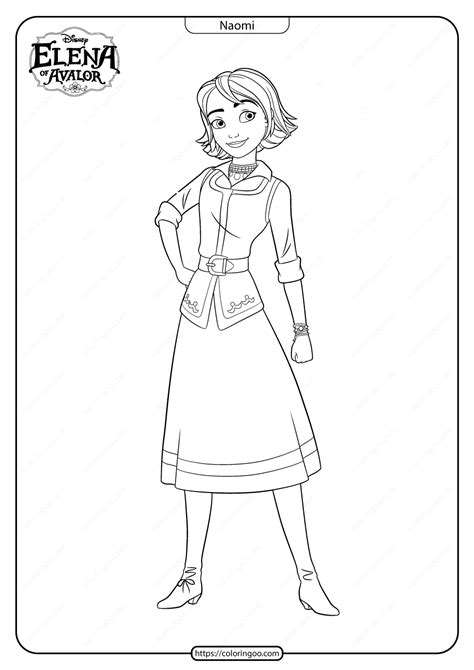 Disney Princess Coloring Pages Elena