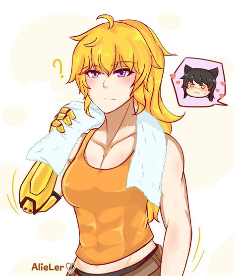 Yang Workout By Alieler Rwby Know Your Meme