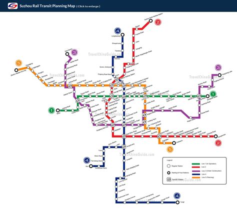 Suzhou Metro Maps Subway Lines Stations
