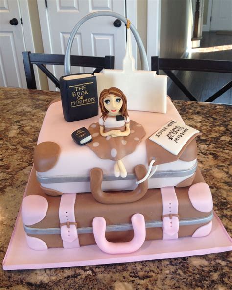 Sister Missionary Suitcase Cake Missionary Farewell Missionary Homecoming Missionary Ts
