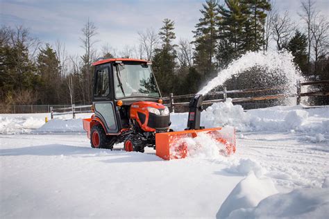 Setting Up And Operating The Kubota Bx Series Snow Blower Attachment