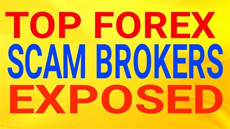 Forex Scam Brokers Exposed Youtube