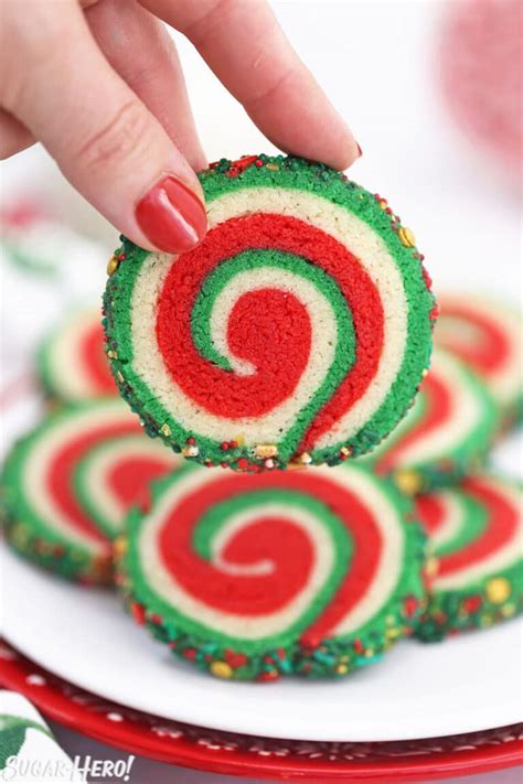Christmas Pinwheel Cookies Sugarhero
