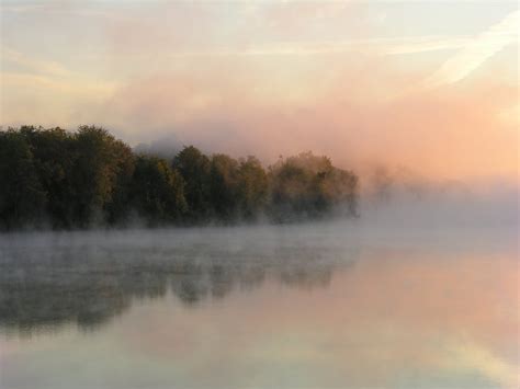 Misty Morning Tennessee River Free Photo Download Freeimages