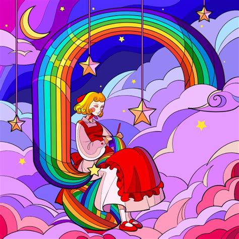 beautiful ️🥰 angel 😇😍 is on the sky 😍 ️ to draw 💕 a rainbow 🌈 ️ skirt 🤩 dolphin 🐬 gamer 🎮