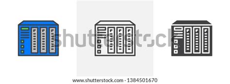 Nas Server Icon Line Glyph Filled Stock Vector Royalty Free 1384501670