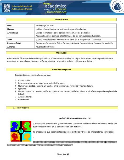 PDF Ejercicio IUPAC Actividad Final Portal Académico del CCH PDF filepodrás escribir
