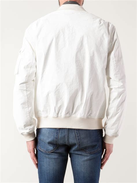 Our Legacy Bomber Jacket In White For Men Lyst