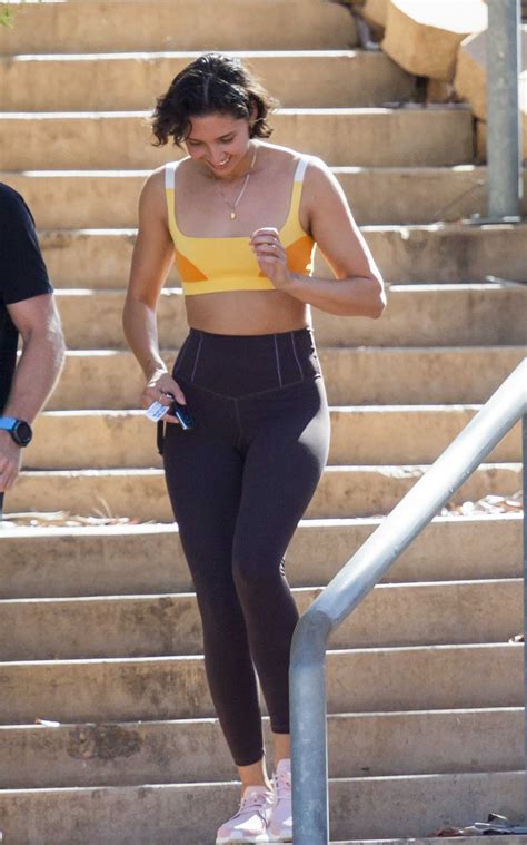 We may earn commission from the links on this page. Vanessa Valladares in a Yellow Sports Bra Heads to the Gym ...