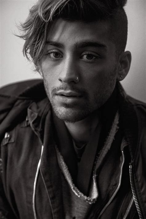 Hot Zayn Malik Black And White Poster Uncle Poster