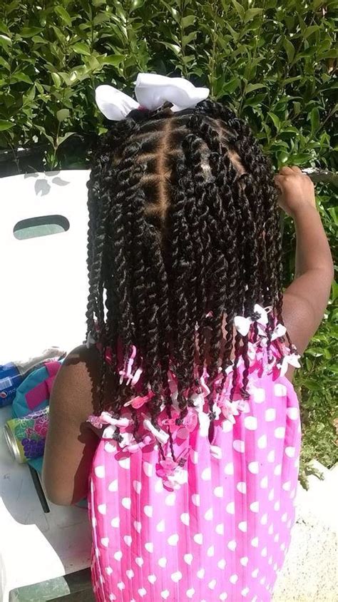 Twists Little Girl Hairstyle Kids Hairstyles Hair