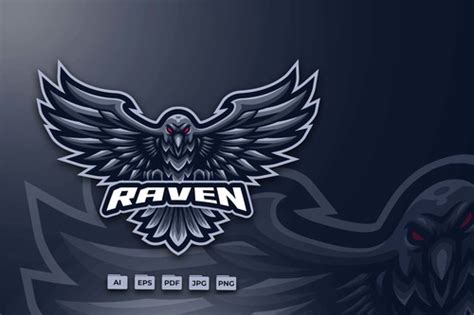 Fortnite Raven Mascot Logo In 2021 Sports Logo Art Lo