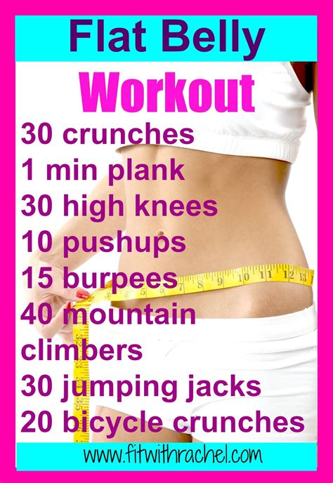 Flat Belly Workout Workout Cardio Abb Workouts Workout Tips Workout