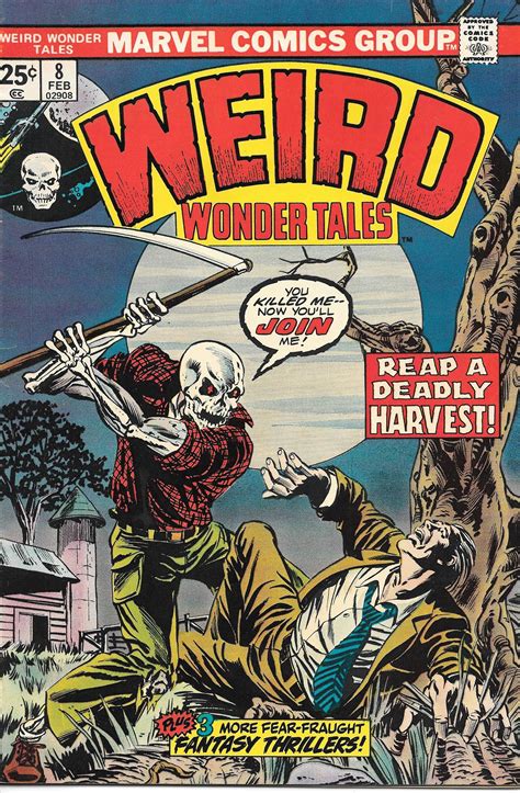 Weird Wonder Tales 8 Vintage Comic Books Retro Horror Vintage Comics