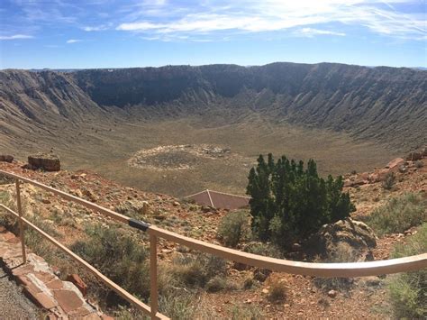 Meteor Crater In Winslow Arizona From One Girl To One World