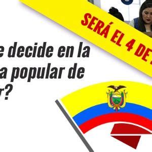 Qu Se Decide En La Consulta Popular De Ecuador Multimedia Telesur