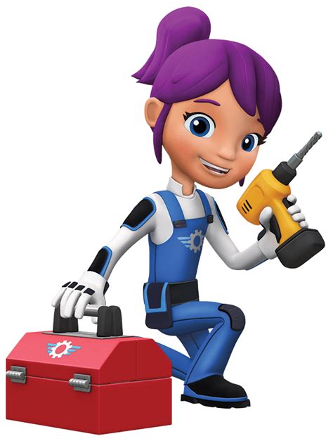 Blaze And The Monster Machines Gabby With Toolbox Transparent Png