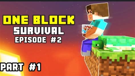 One Block Minecraft One Block Survival Series Episode 2 Part 1new