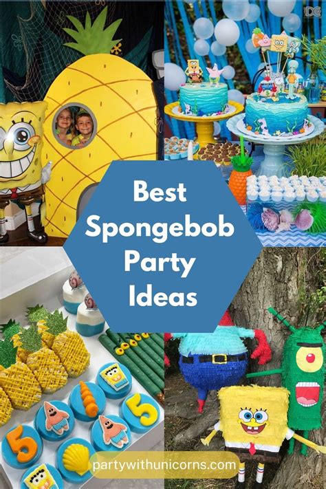 42 Best Spongebob Party Ideas Party With Unicorns