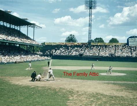 Griffith Stadium Washington Dc Senators Baseball Game Photo 1950 60s
