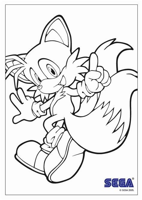 Sonic Coloring Pages