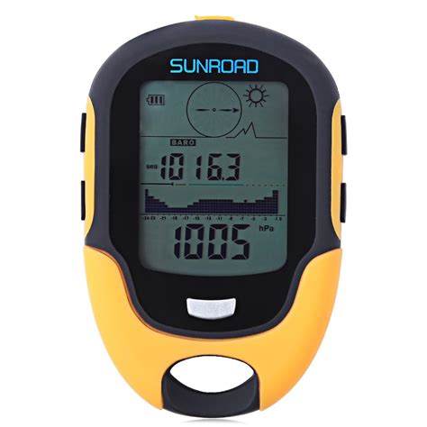 Sunroad Outdoor Multifunction Waterproof Lcd Digital Compass Barometer