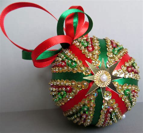Sequined Ornaments Ornament Designs Christmas Ornament Crafts
