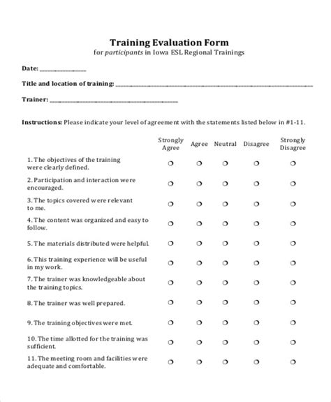 Sample Student Feedback Form