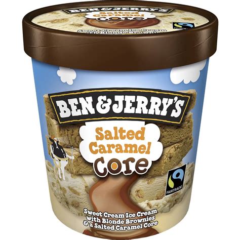 Ben Jerry S Salted Caramel Ice Cream Ml Woolworths