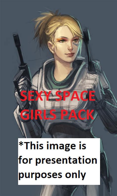 Sexy Space Girls Pack 3d Stl Obj File Images File D