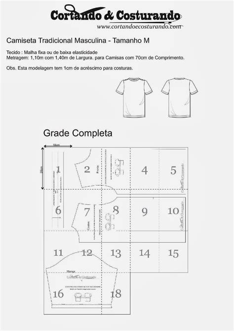 Blog Atelier Fernanda Guimaraes Molde De Camisa B Sica Masculina