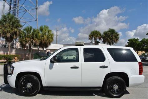 2010 Chevrolet Chevy Tahoe Police Ppv Interceptor 9c1 For Sale In Miami