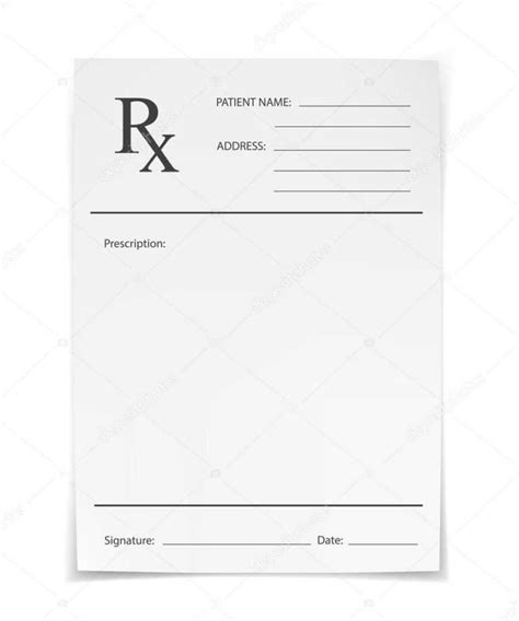 Best Blank Prescription Pad Template Template Site Report Template