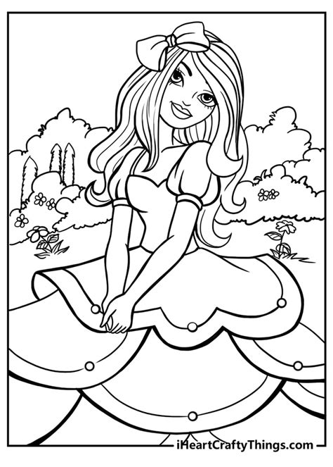 Free Barbie Printable Coloring Pages Home Interior Design