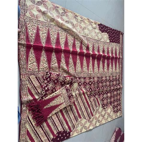 Jual Kain Batik Sarimbit Bahan Dolby Doby Dobi Khas Trusmi Cirebon Warna Klasik Pastel Shopee