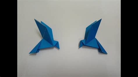 Origami Bird Easy - Folding Instructions Bird Easy - YouTube